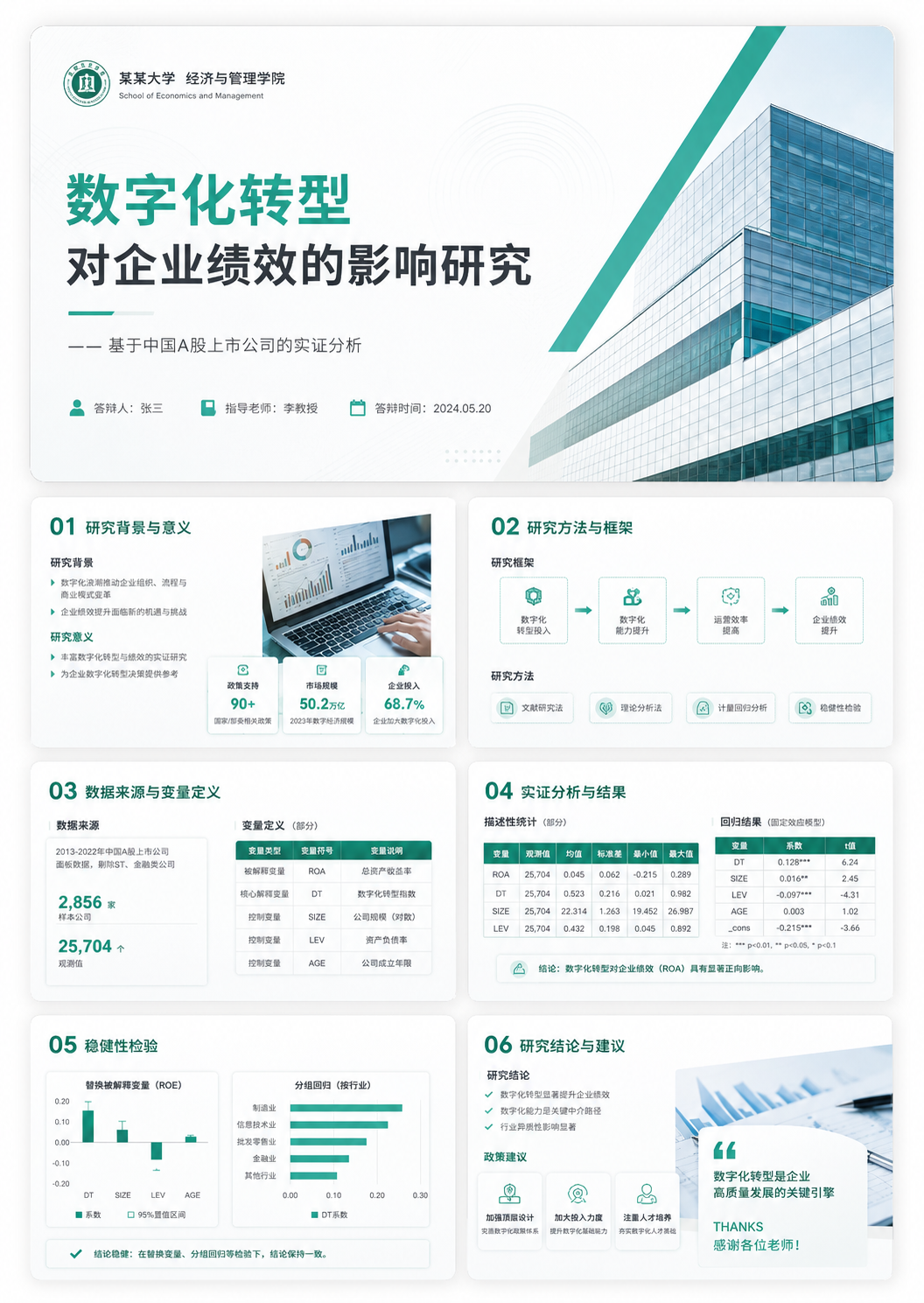 答辩PPT案例 1